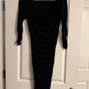Express Black Long Sleeve Dress